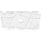 Ekena Millwork Novo Architectural Grade PVC Ceiling Medallion, 24"W x 16"H x 3"ID x 8 1/2"C x 1"P, One-Piece CMP24X16NO-03000 - alternate 3